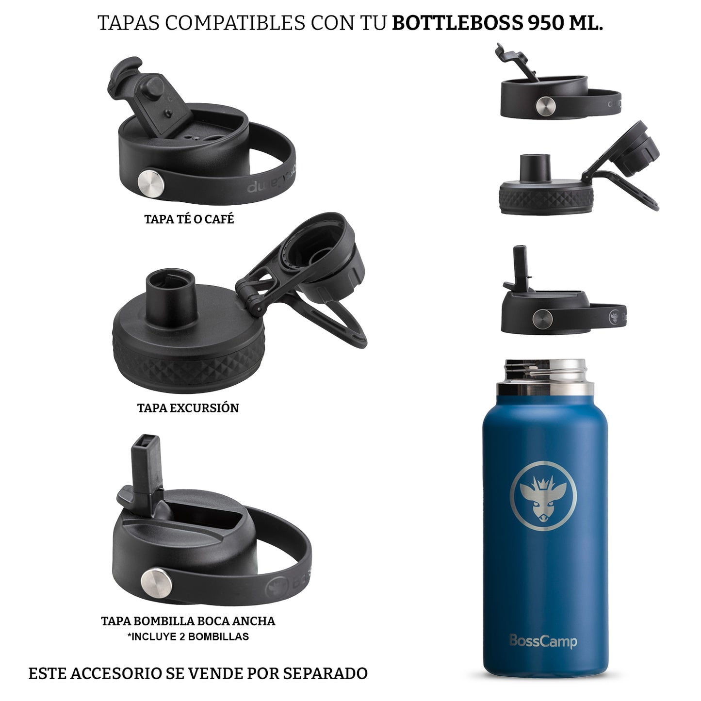 Botella Térmica Boca Ancha 950 Ml