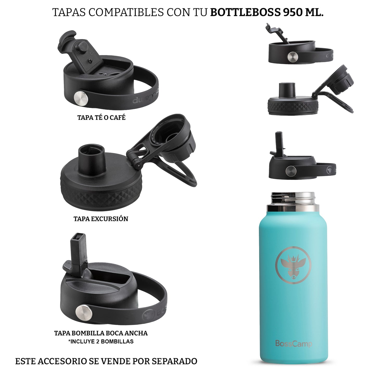 Botella Térmica Boca Ancha 950 Ml