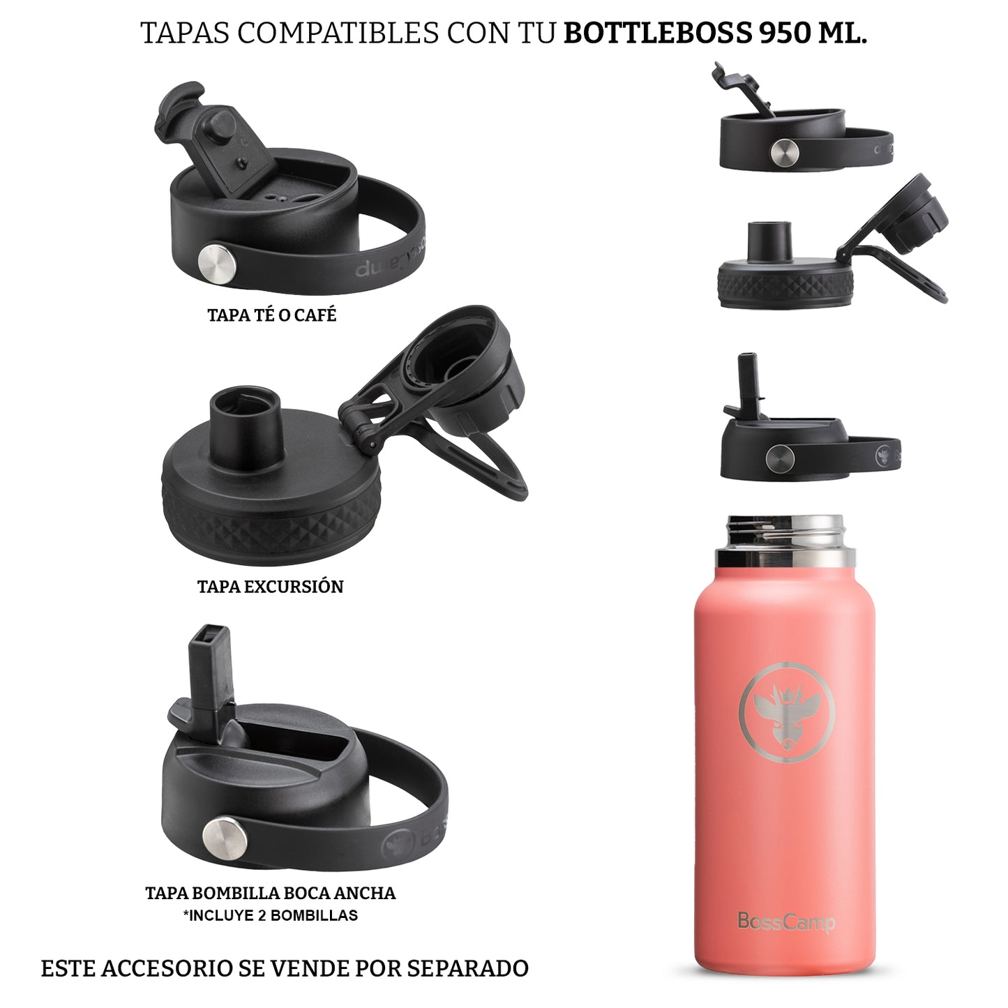 Botella Térmica Boca Ancha 950 Ml
