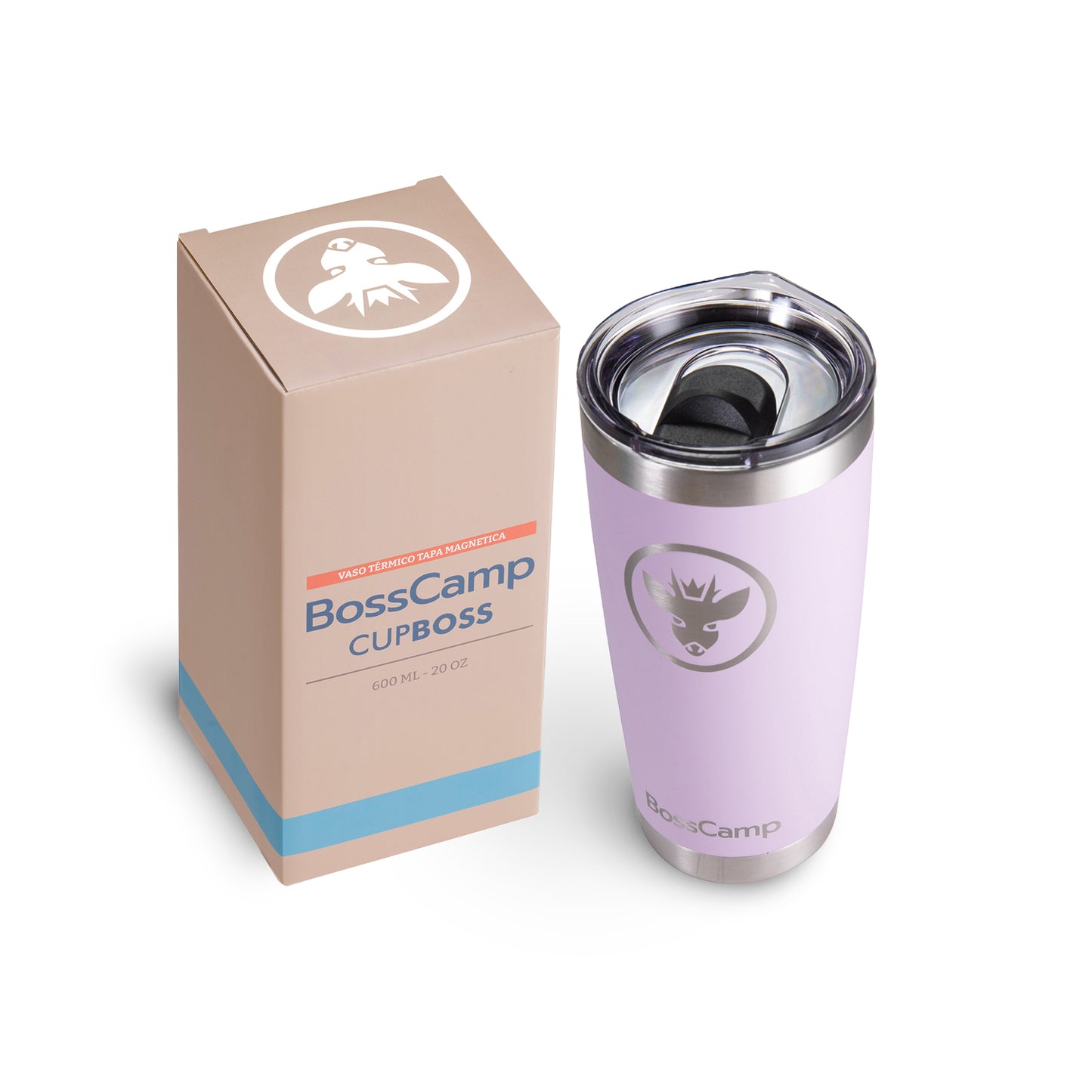 Vaso Térmico Tapa Magnetic Slider 600 Ml