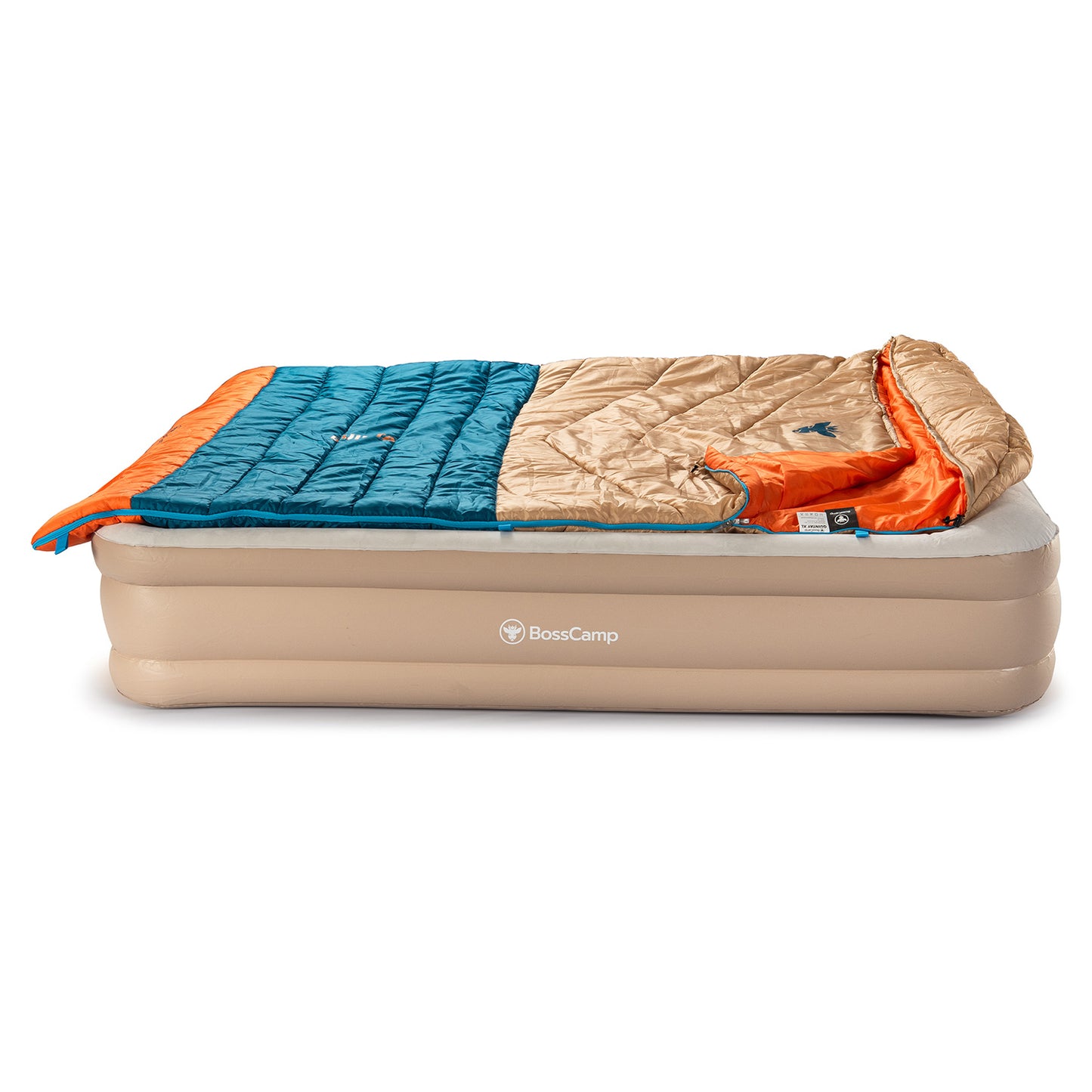 Colchón Cama Inflable Eléctrico Queen BossCamp 2 plazas