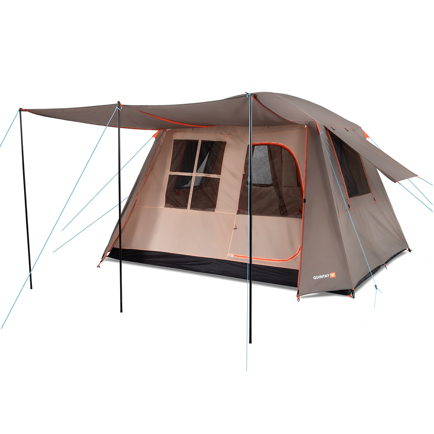 Carpa Quintay Vi 6 Personas 3000 Mm Cubre Techo Largo Toldo Extendido