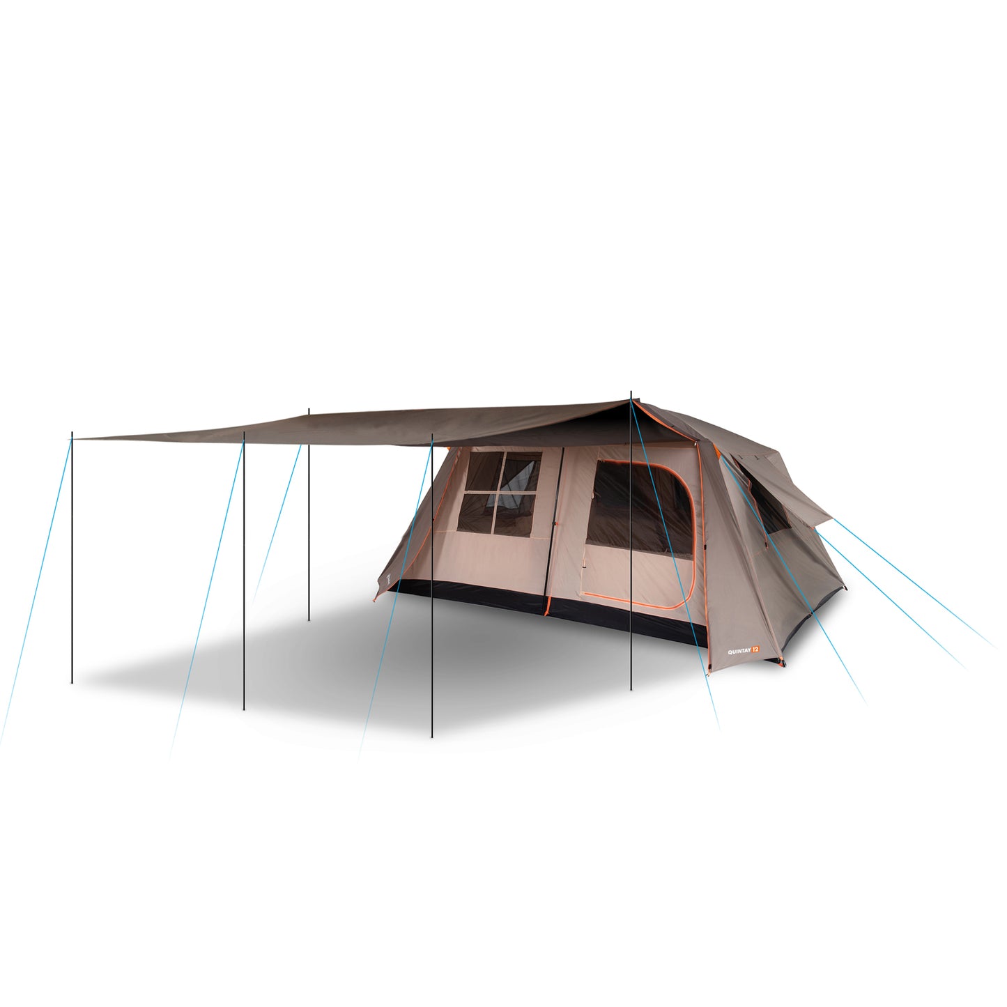 Carpa Quintay XII 12 Personas 3000 Mm Cubre Techo Largo Toldo Extendido