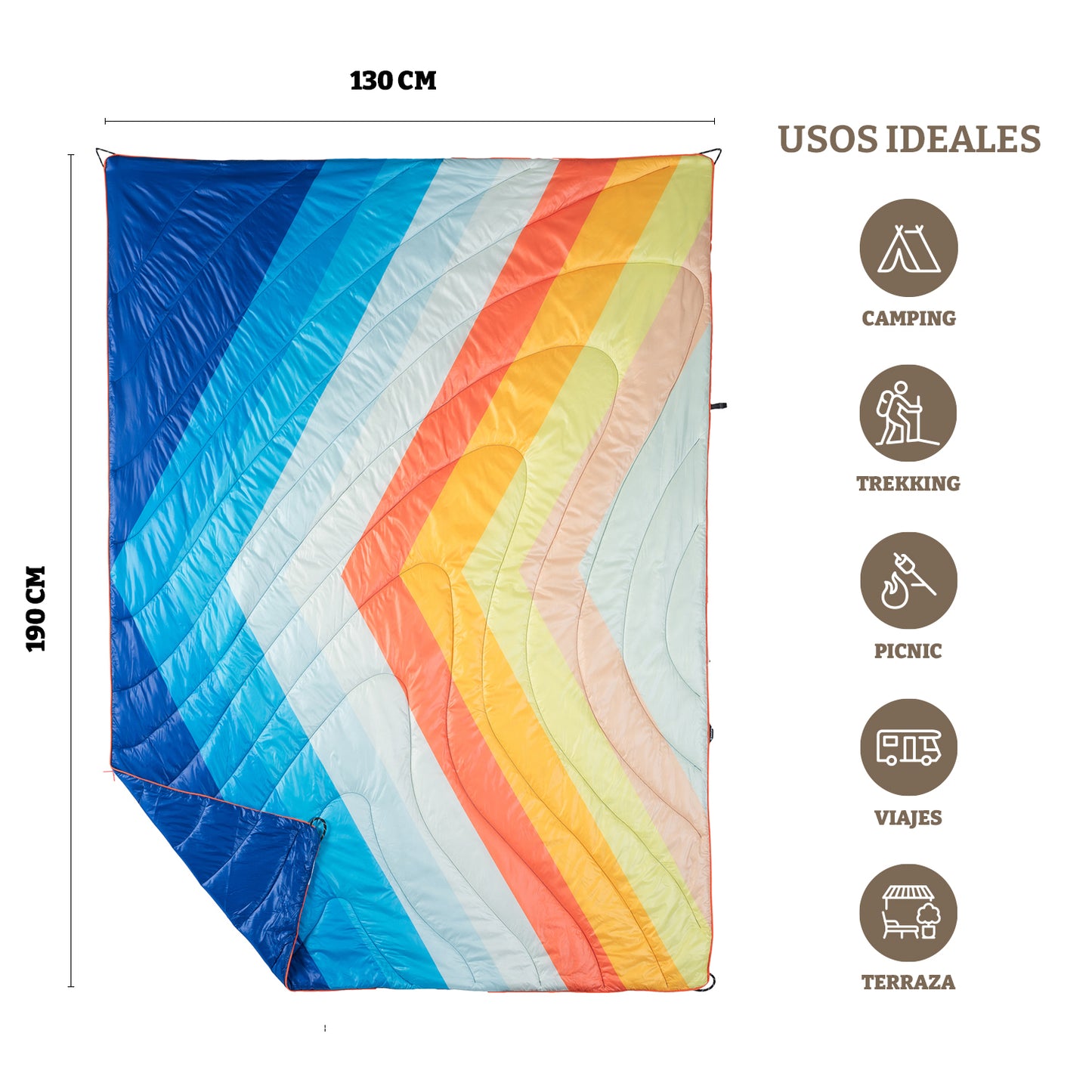 Manta Térmica Blanket Día BossCamp (130 x 190 cm)