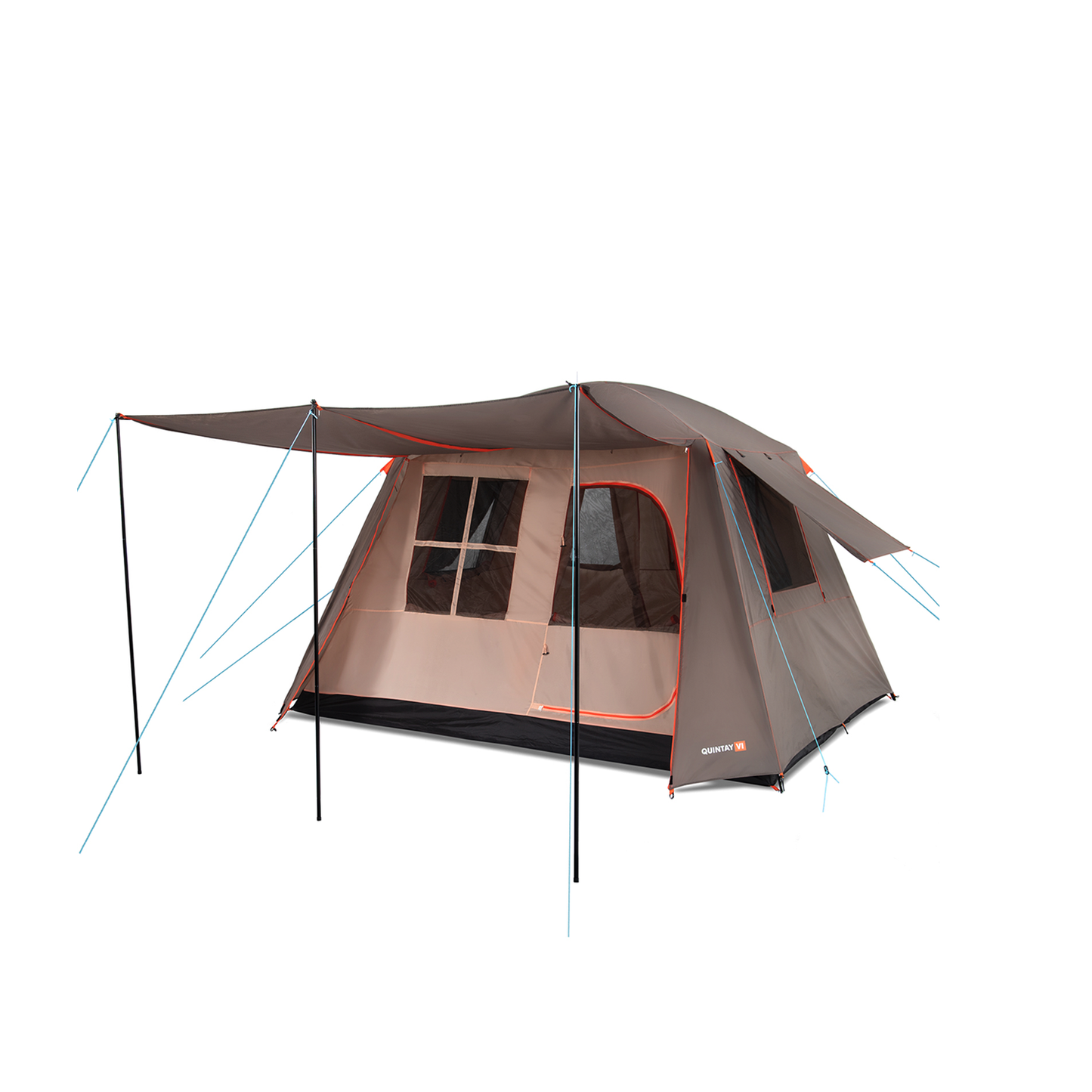 Carpa Quintay Vi 6 Personas 3000 Mm Cubre Techo Largo Toldo Extendido