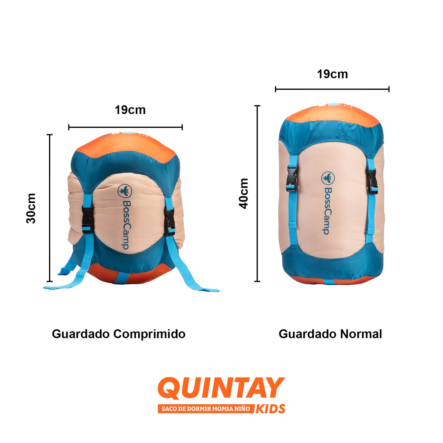 Saco de Dormir Momia Niño Quintay
