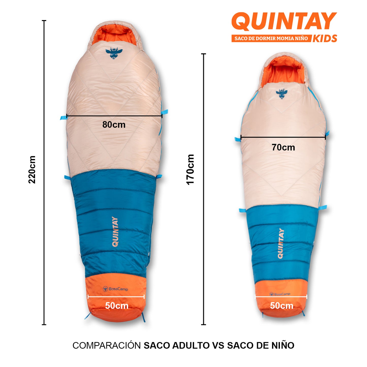 Saco de dormir Momia Adulto Quintay
