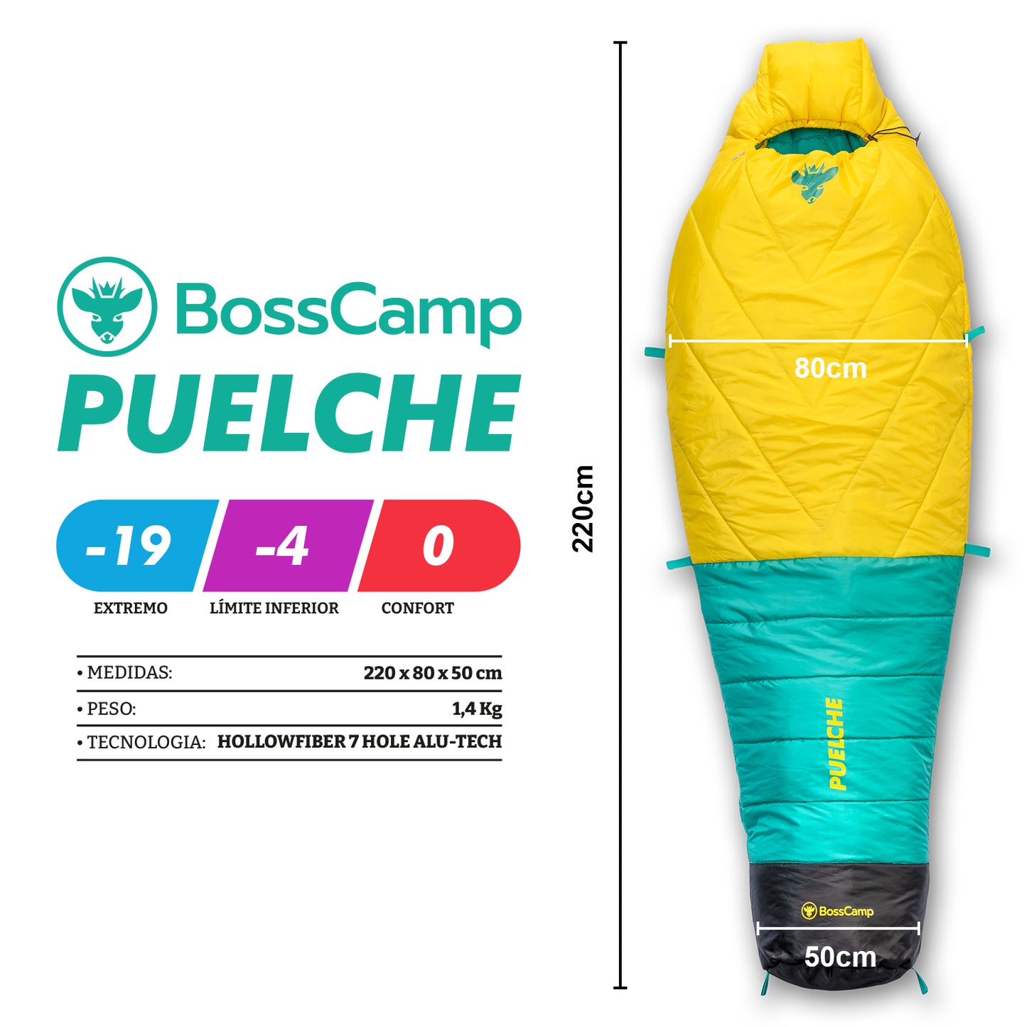 Saco de Dormir Momia Técnico Puelche