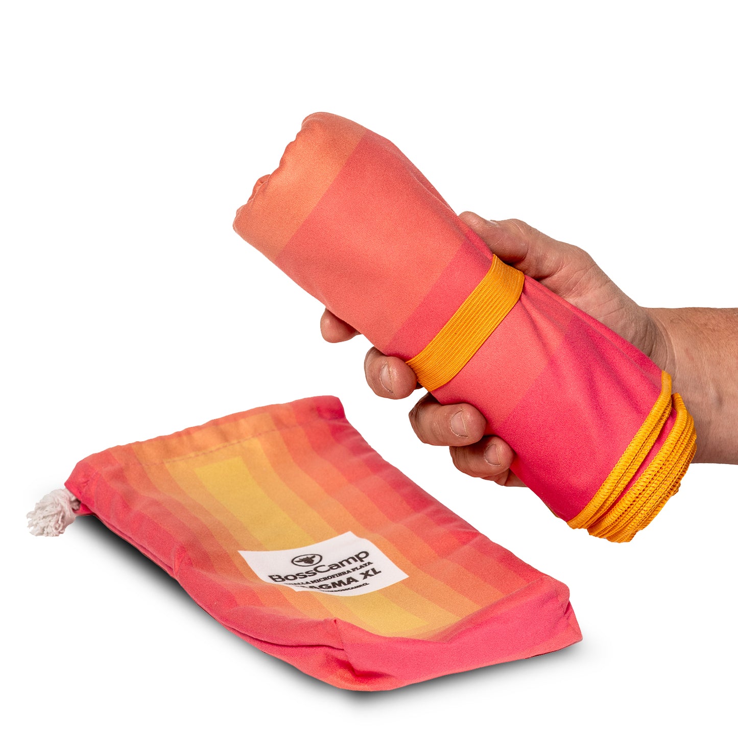 Toalla Playa Microfibra Grande XL Magma Bosscamp (90 x 200)