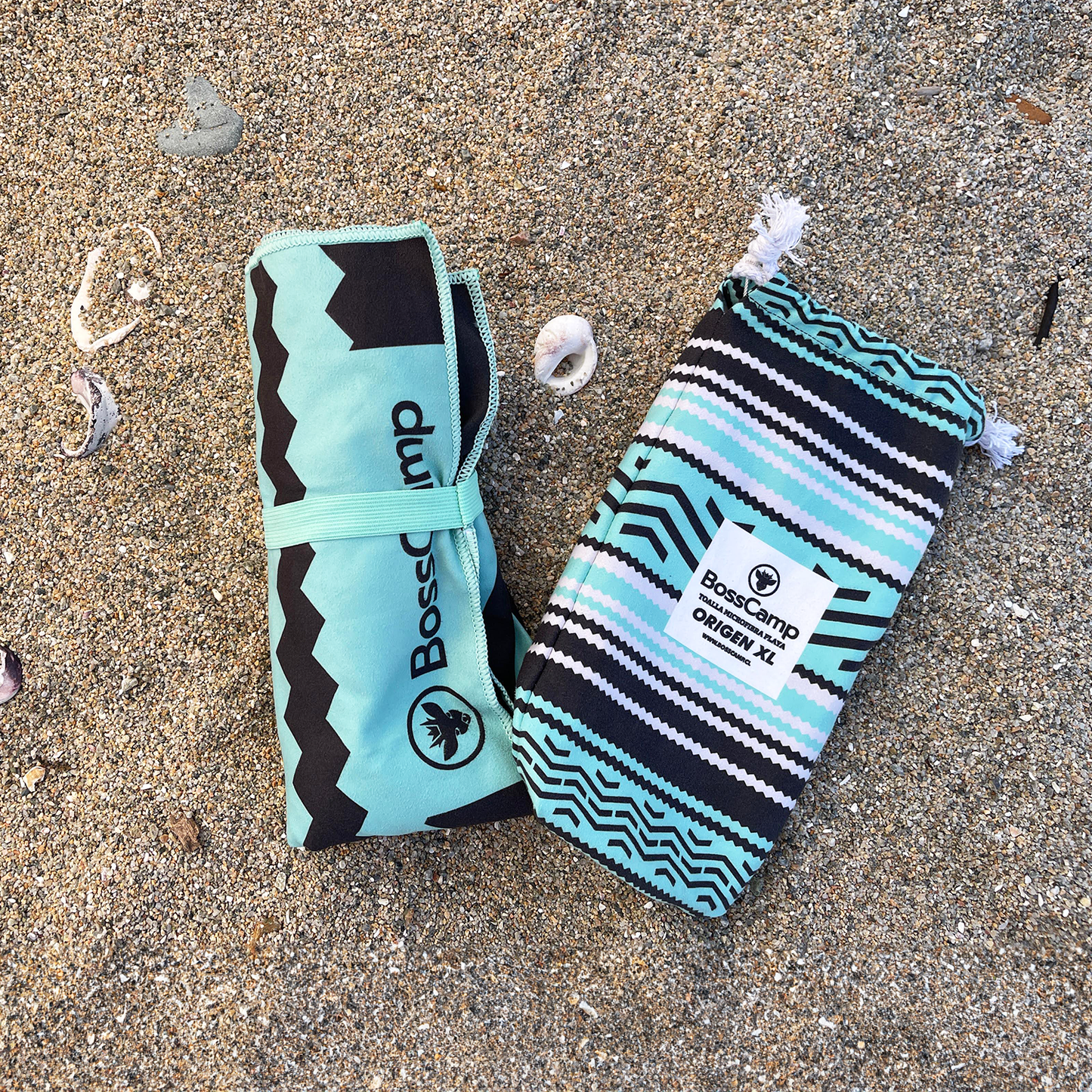 Toalla Playa Microfibra Grande XL Quintay Bosscamp (90 x 200)