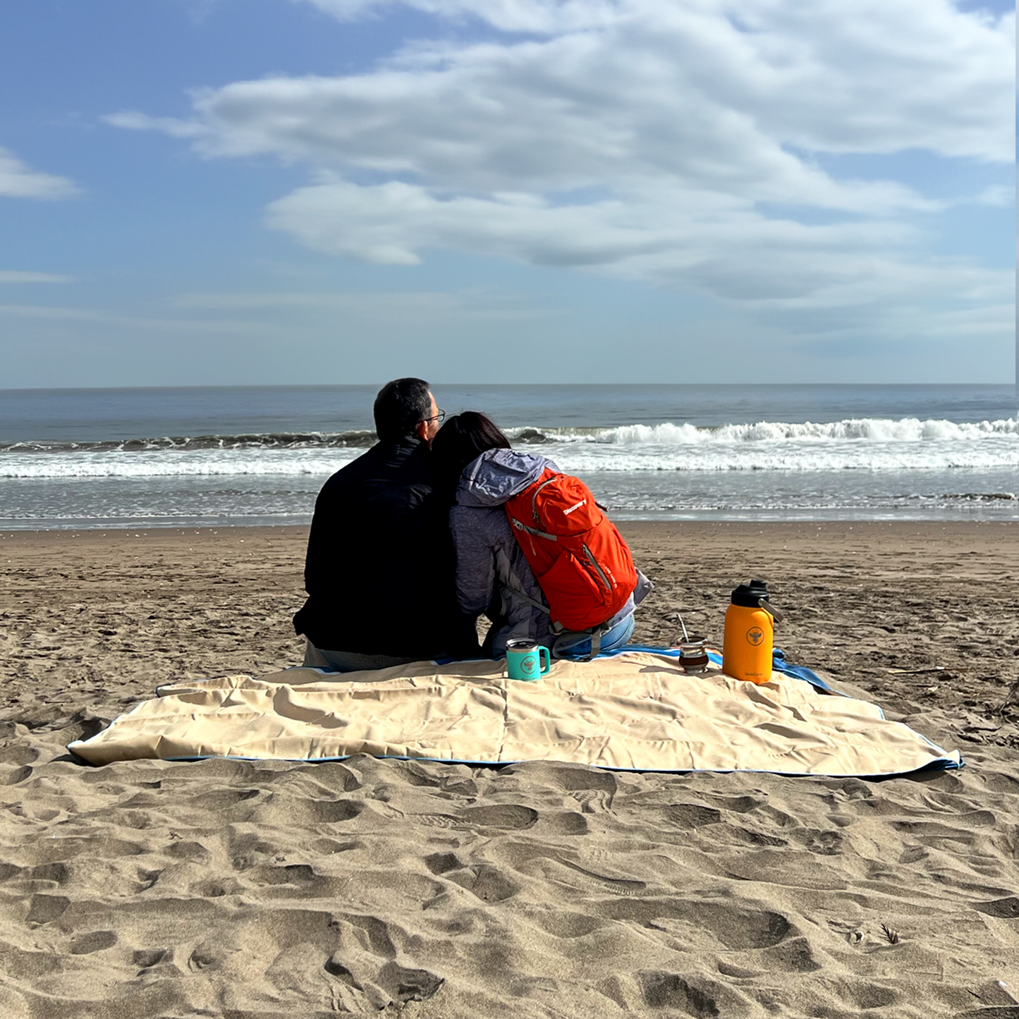 Toalla Playa Microfibra Extra Grande XXL Quintay Bosscamp (180 x 200)