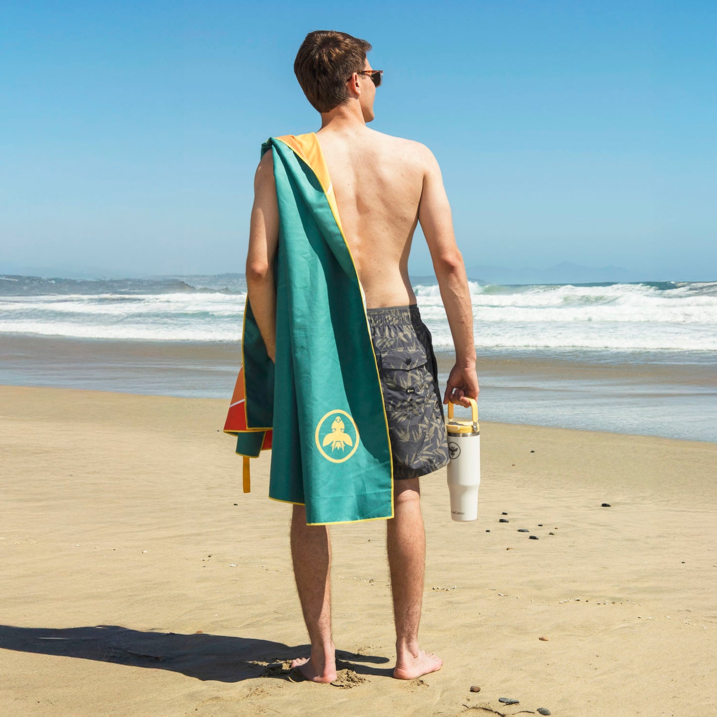 Toalla Playa Microfibra Grande XL Tatio Bosscamp (90 x 200)