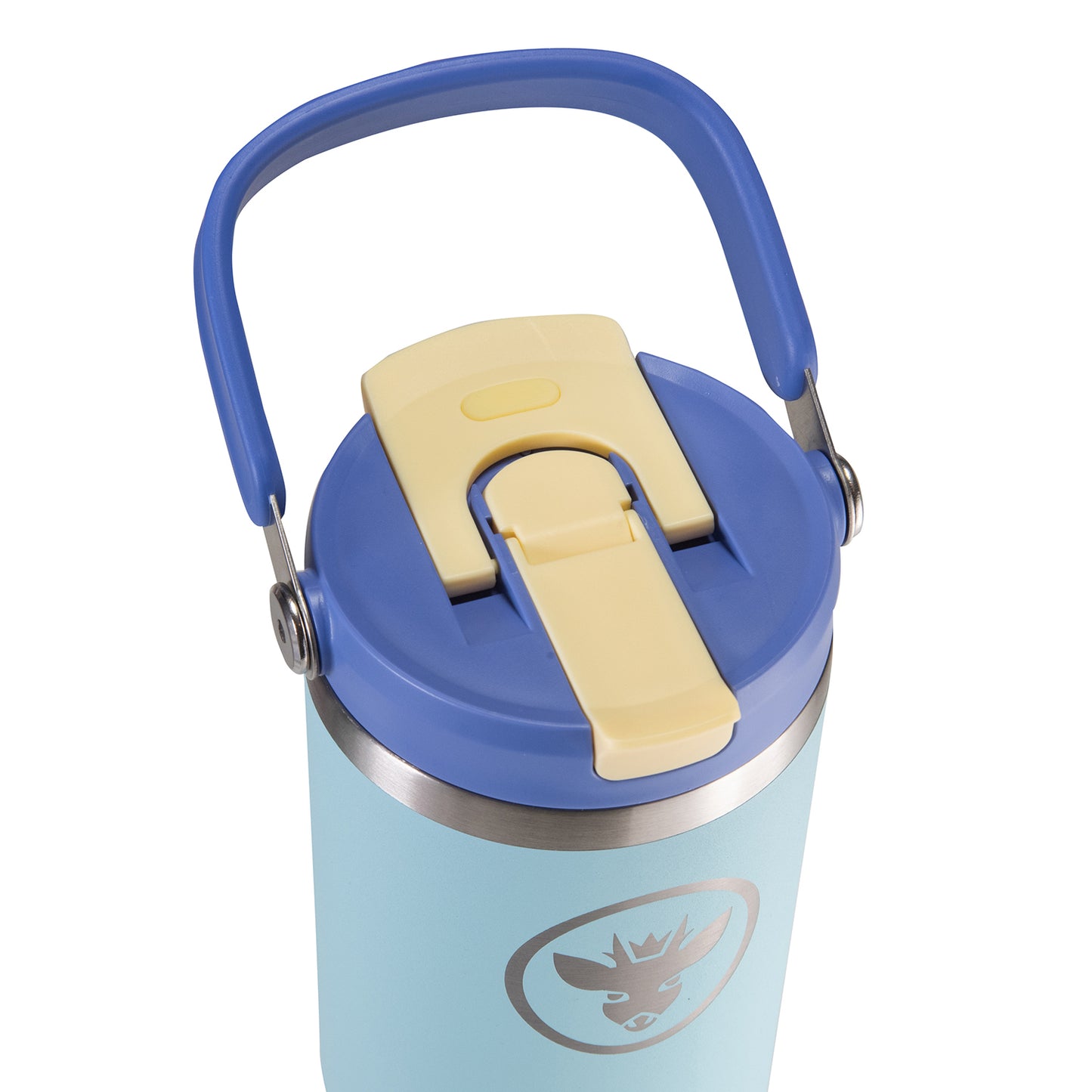 Vaso Termico Tumbler Mug Termo BossCamp 1200ml Tapa 2 en 1 Cielo