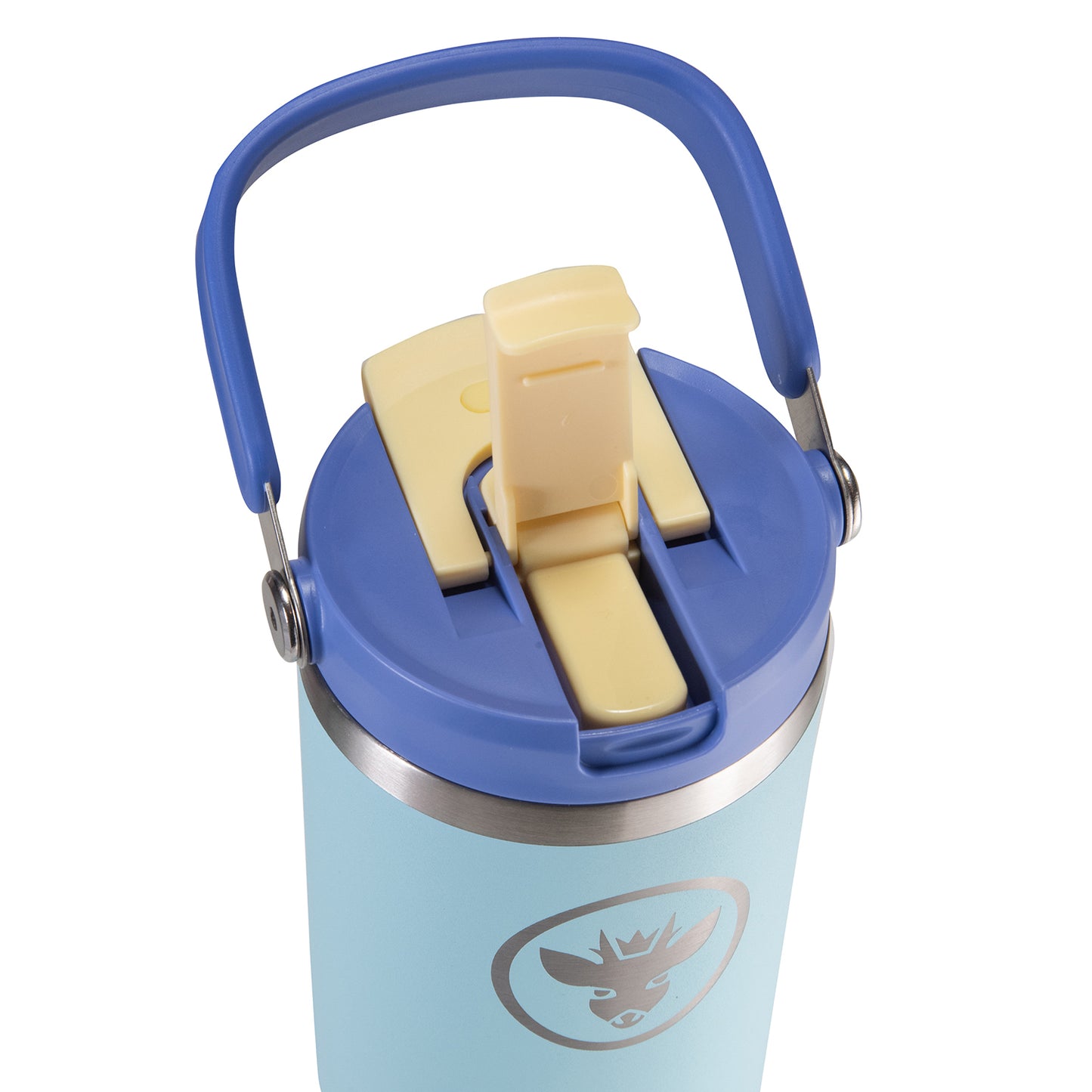 Vaso Termico Tumbler Mug Termo BossCamp 1200ml Tapa 2 en 1 Cielo