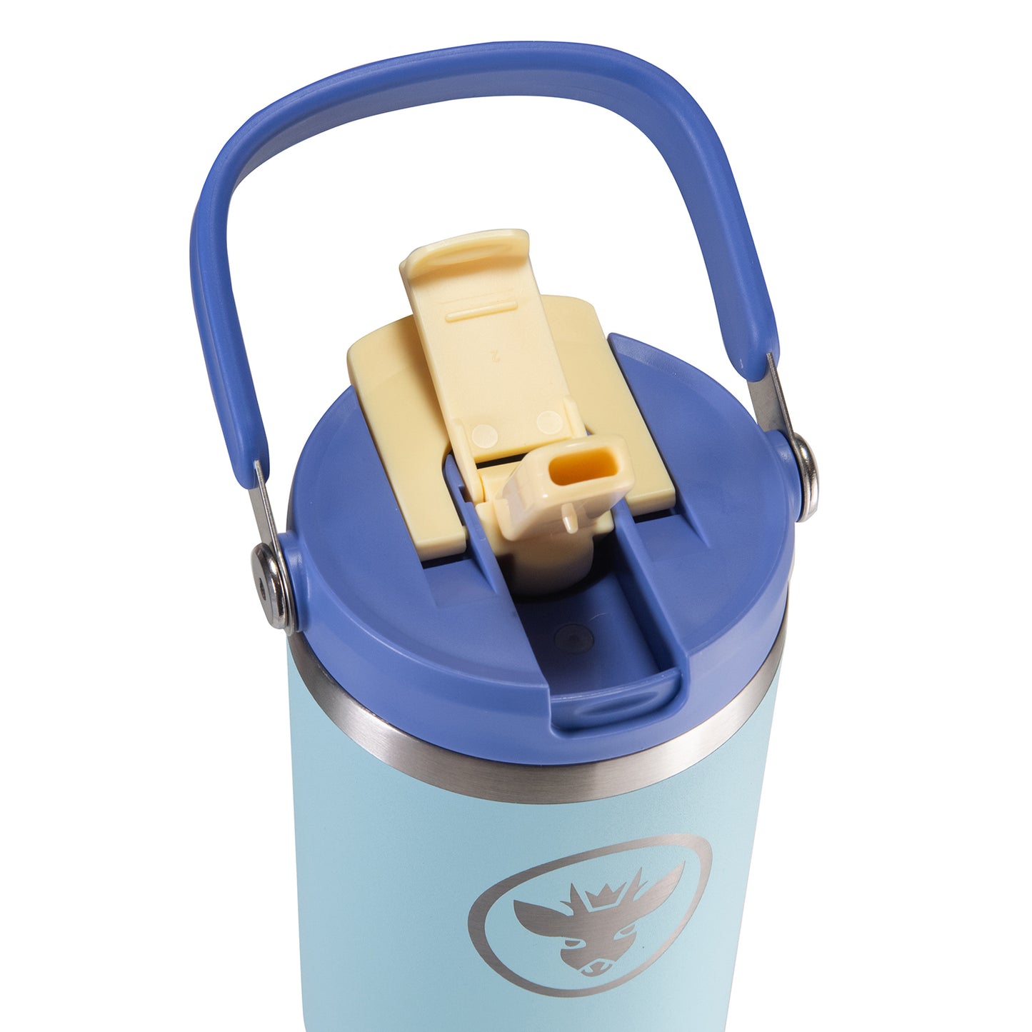 Vaso Termico Tumbler Mug Termo BossCamp 1200ml Tapa 2 en 1 Cielo