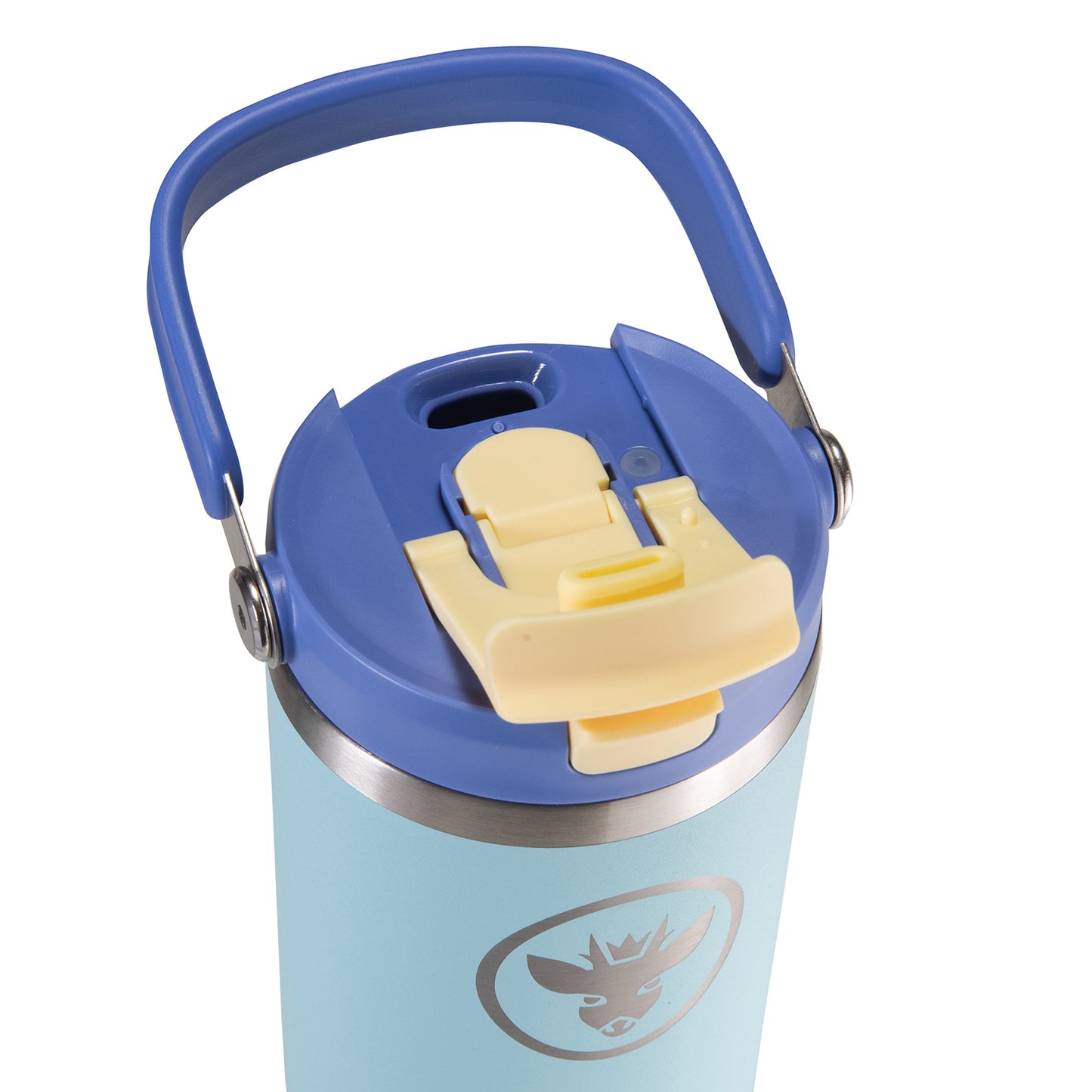 Vaso Termico Tumbler Mug Termo BossCamp 1200ml Tapa 2 en 1 Cielo