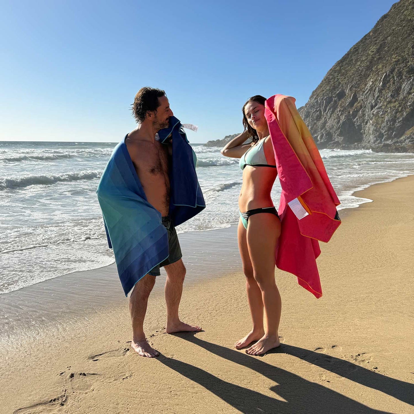 Toalla Playa Microfibra Grande XL Oceano Bosscamp (90 x 200)