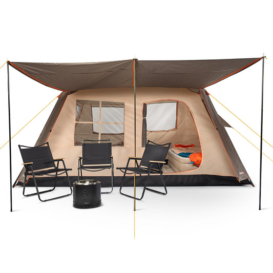 Carpa Quintay VIII 8 Personas Bosscamp 3000 Mm Cubre Techo Largo