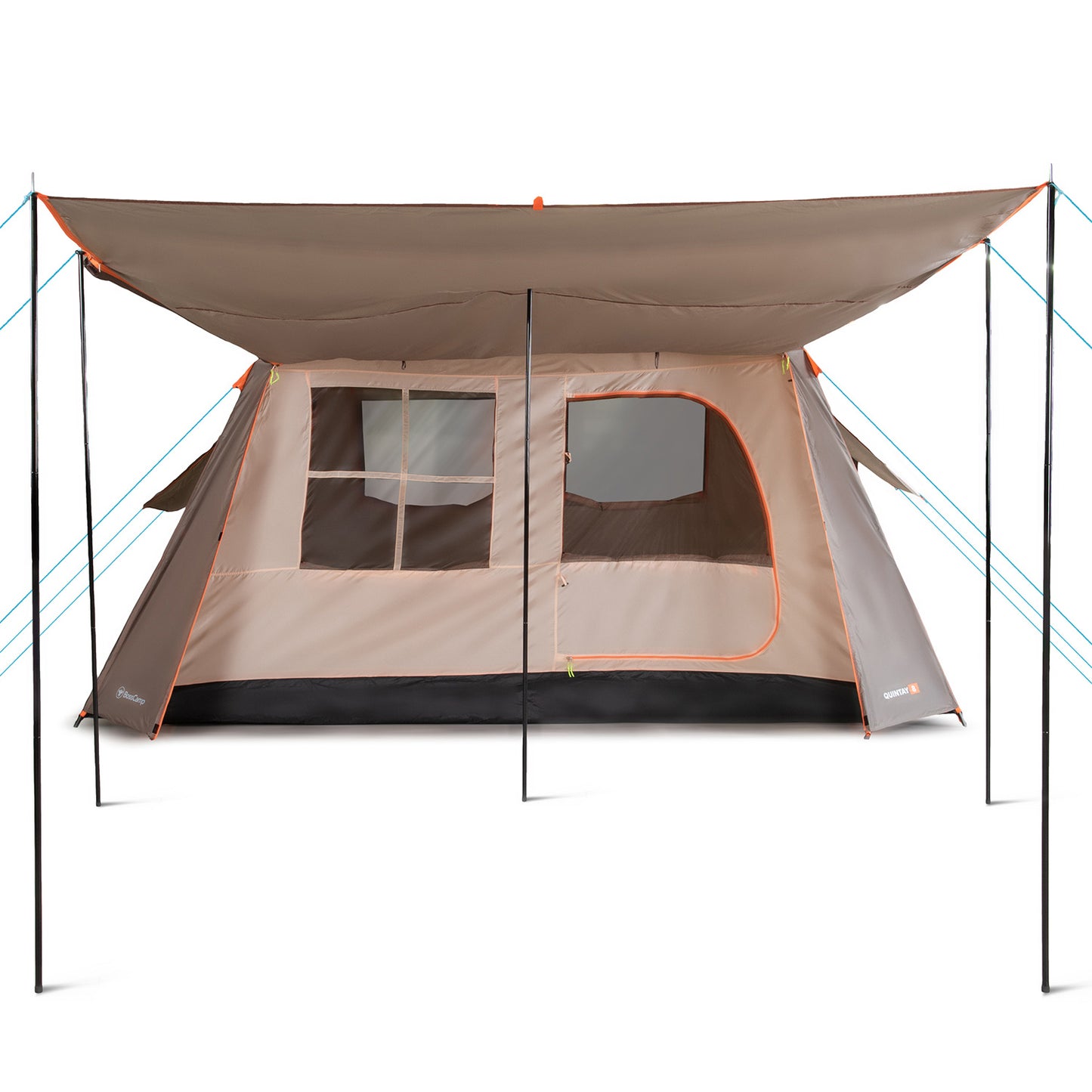 Carpa Quintay 8 Personas 3000 Mm Cubre Techo Largo Toldo Extendido