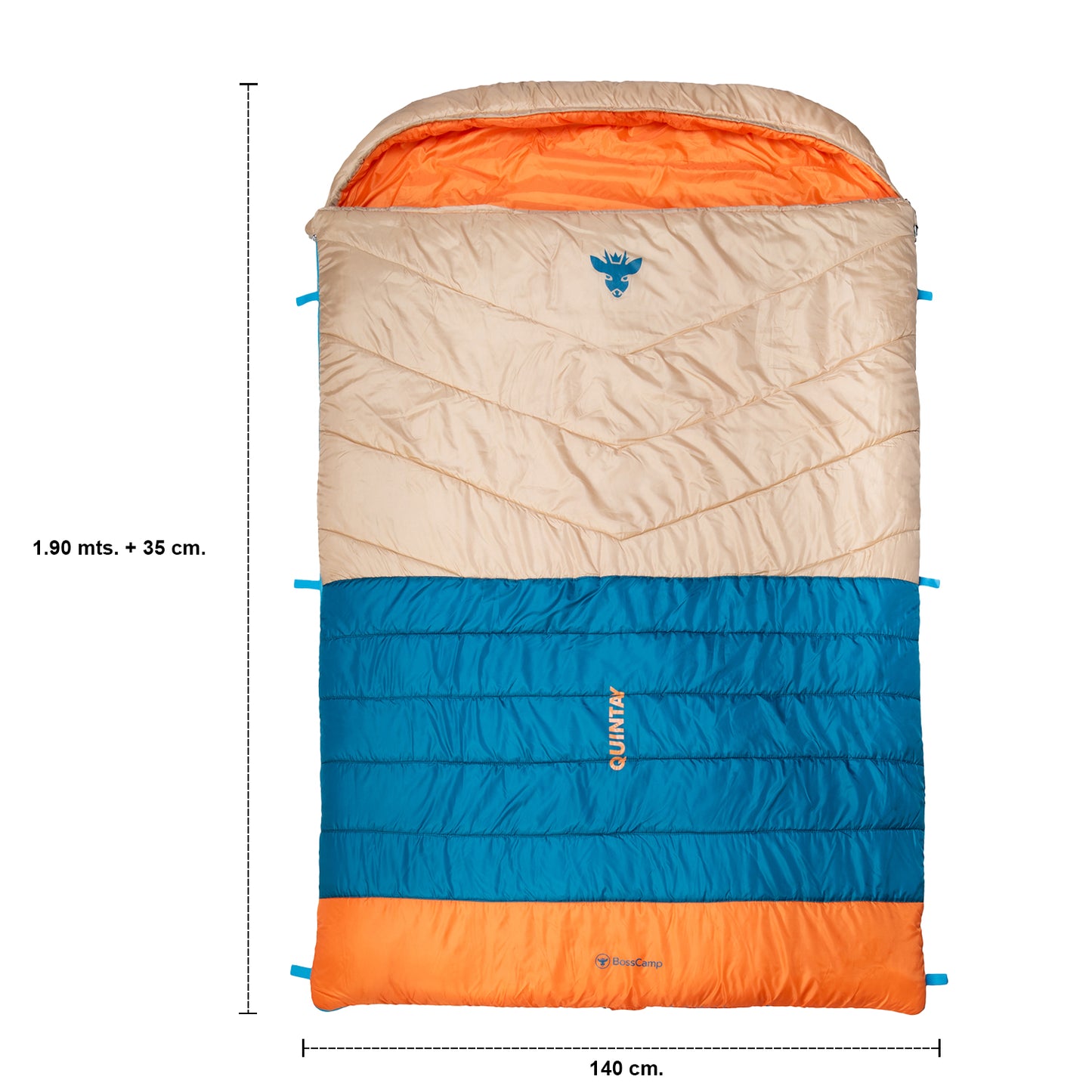 Saco de dormir Doble Quintay XL