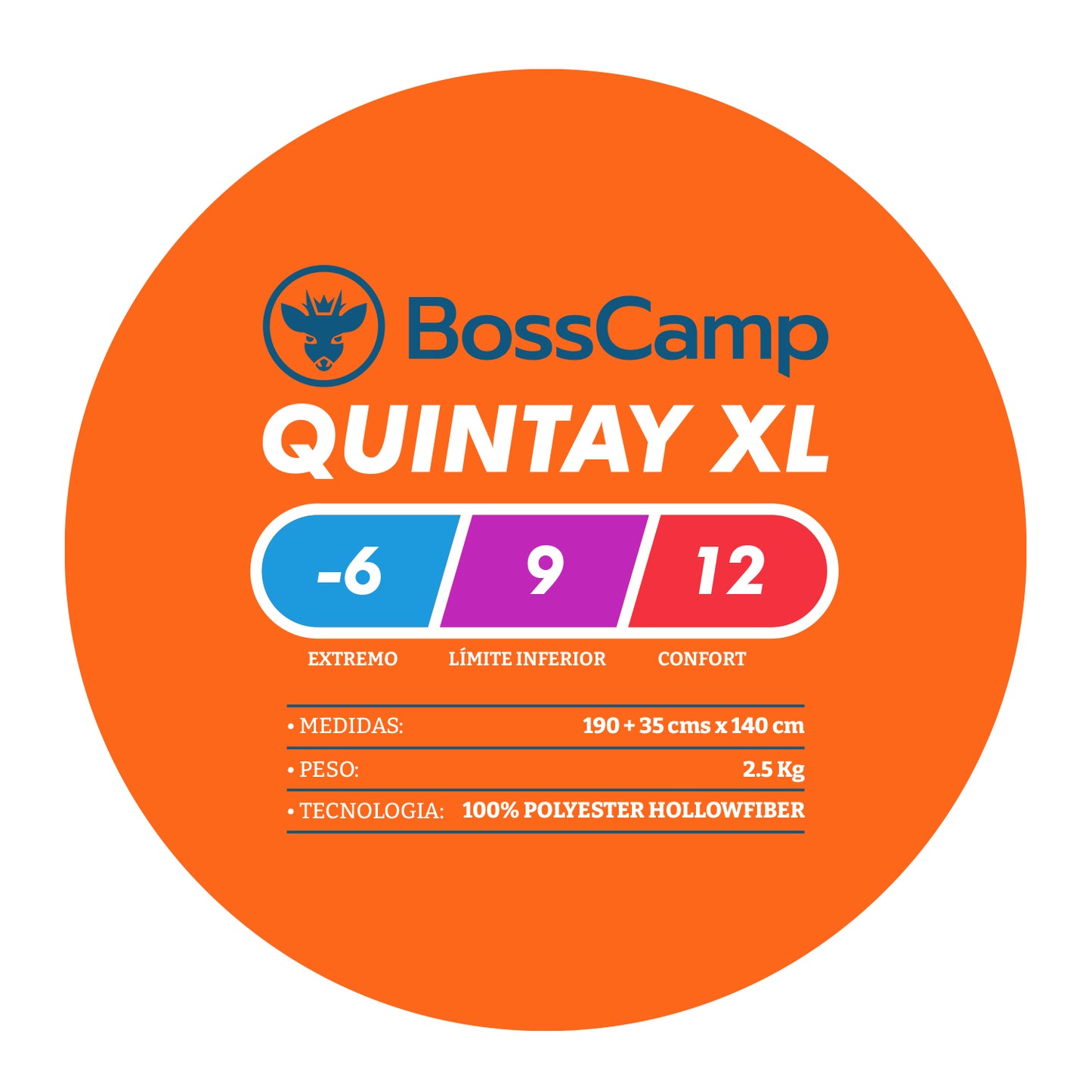Saco de dormir Doble Quintay XL