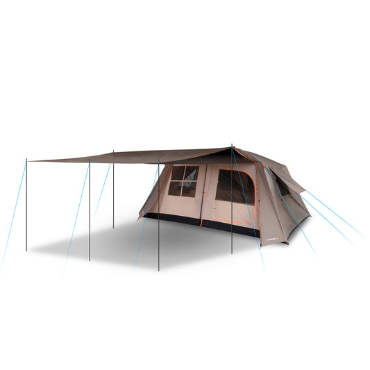 Carpa Quintay XII 12 Personas 3000 Mm Cubre Techo Largo Toldo Extendido