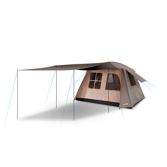 Carpa Quintay Vi 6 Personas 3000 Mm Cubre Techo Largo Toldo Extendido