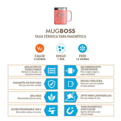 Taza Térmica Tapa Magnetic Slider 350 Ml