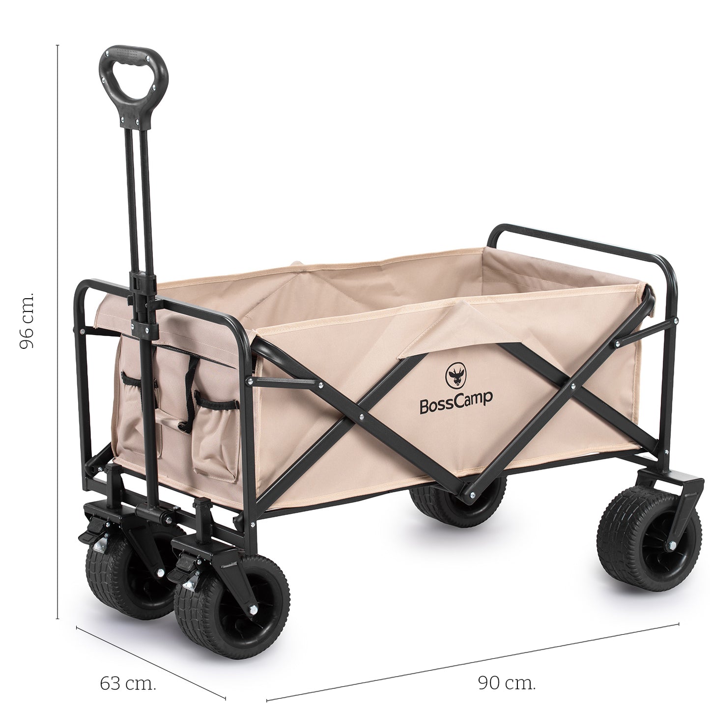 Carro Transporte Plegable Quintay BossCamp