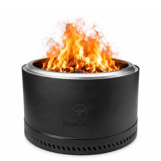 Brasero Sin Humo Fireboss Inferno XL 68 cm Black