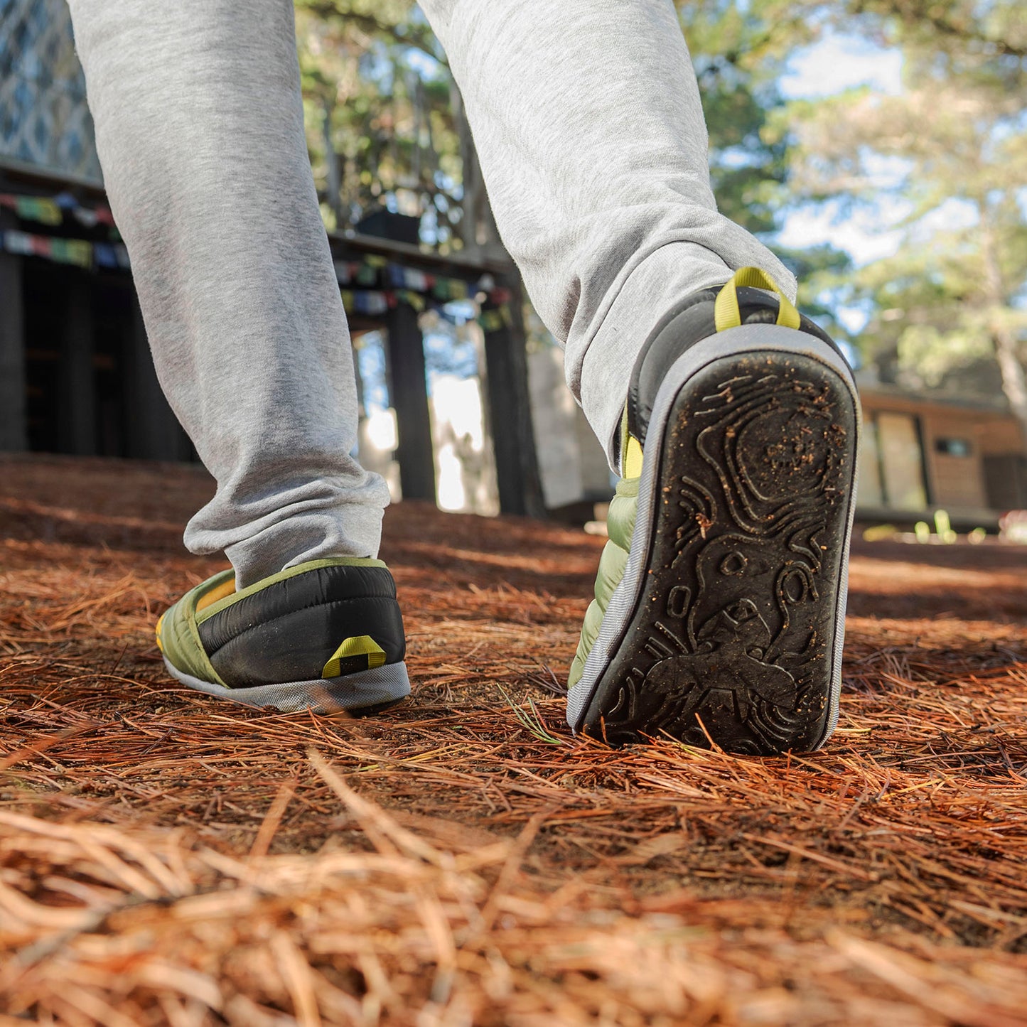 Pantufla Térmica SoftShoes Quintay Adulto Oliva Green