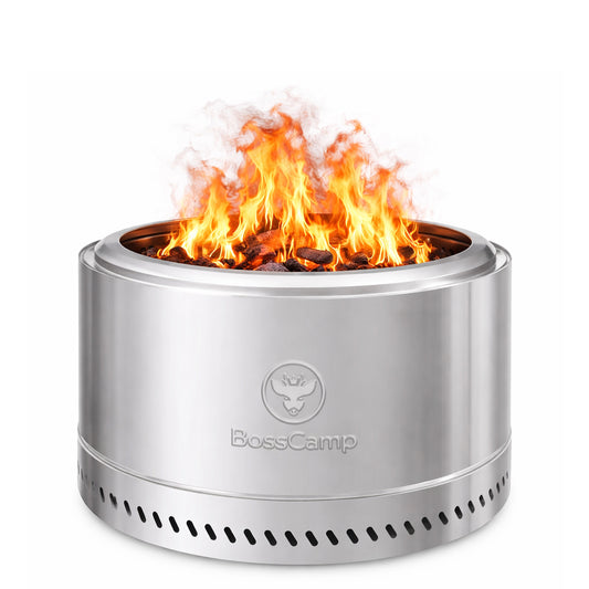 Brasero Sin Humo Fireboss Inferno XL 68 cm Silver