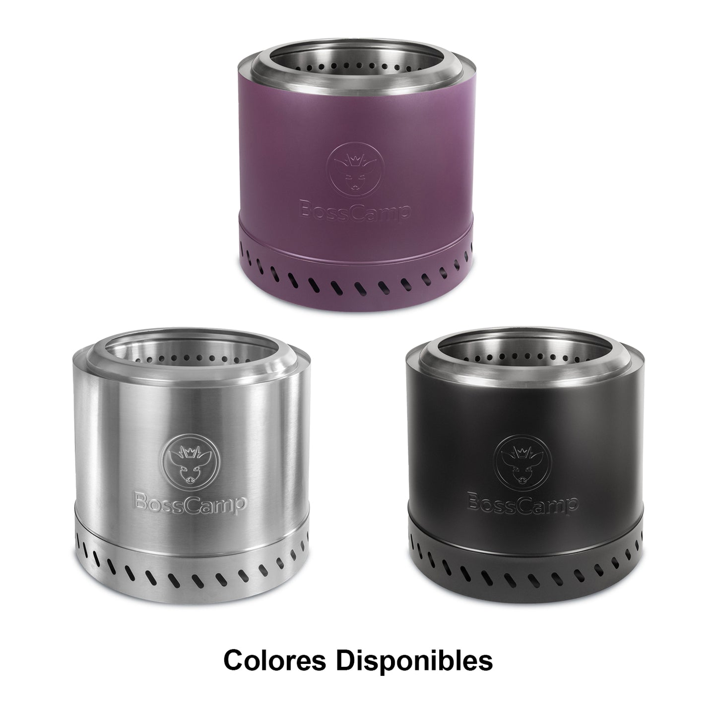 Brasero Sin Humo Fireboss 35 cm Silver