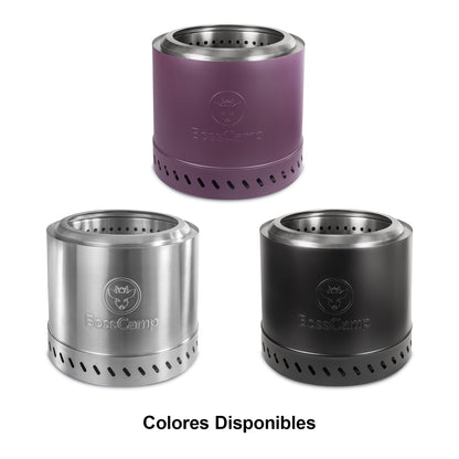Brasero Sin Humo Fireboss 35 cm Silver