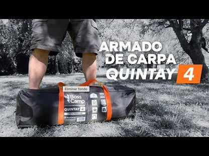 Carpa Camping Quintay 4 Personas 3000 Mm Cubre Techo Largo