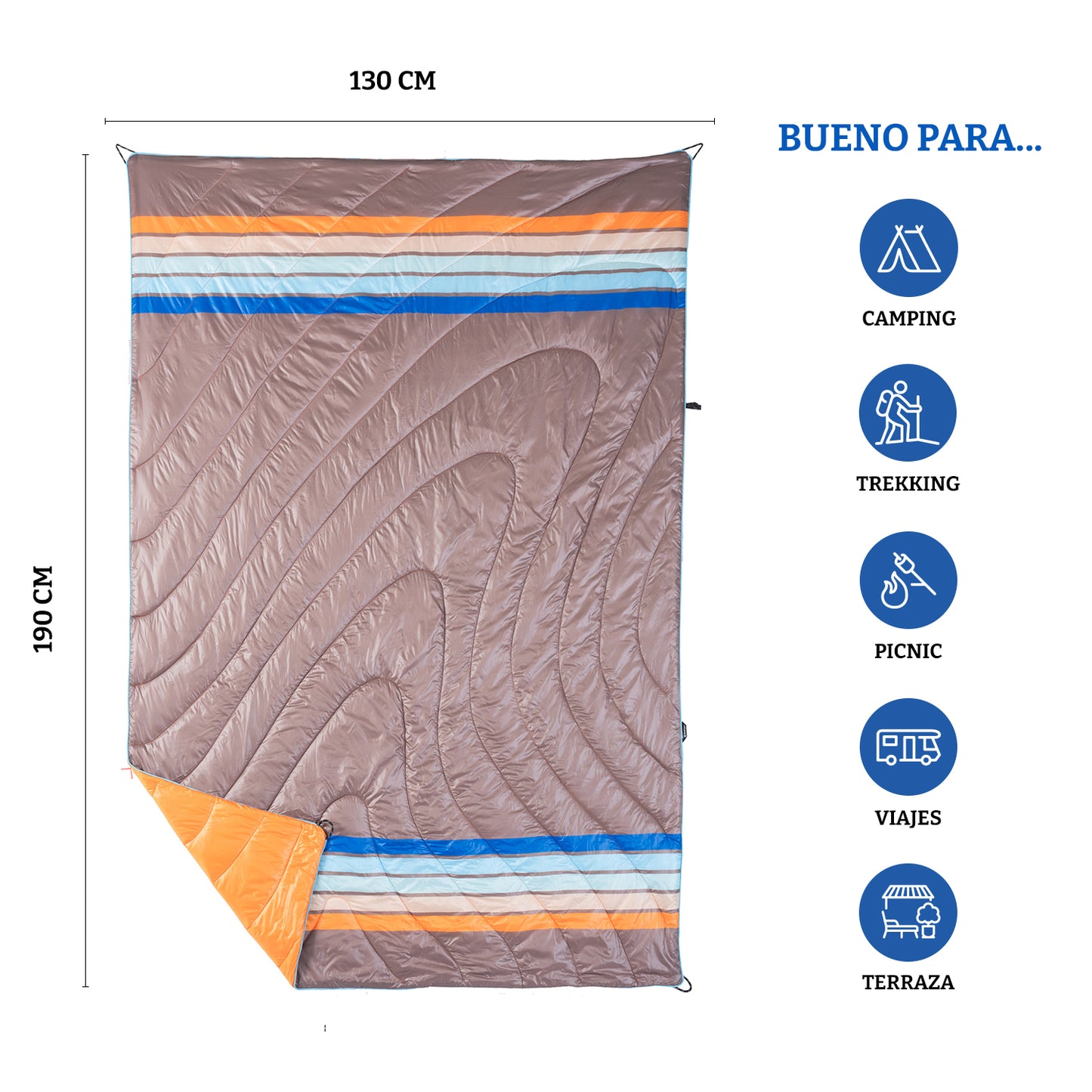 Manta Térmica Blanket Quintay Bosscamp (130 x 190 cm)