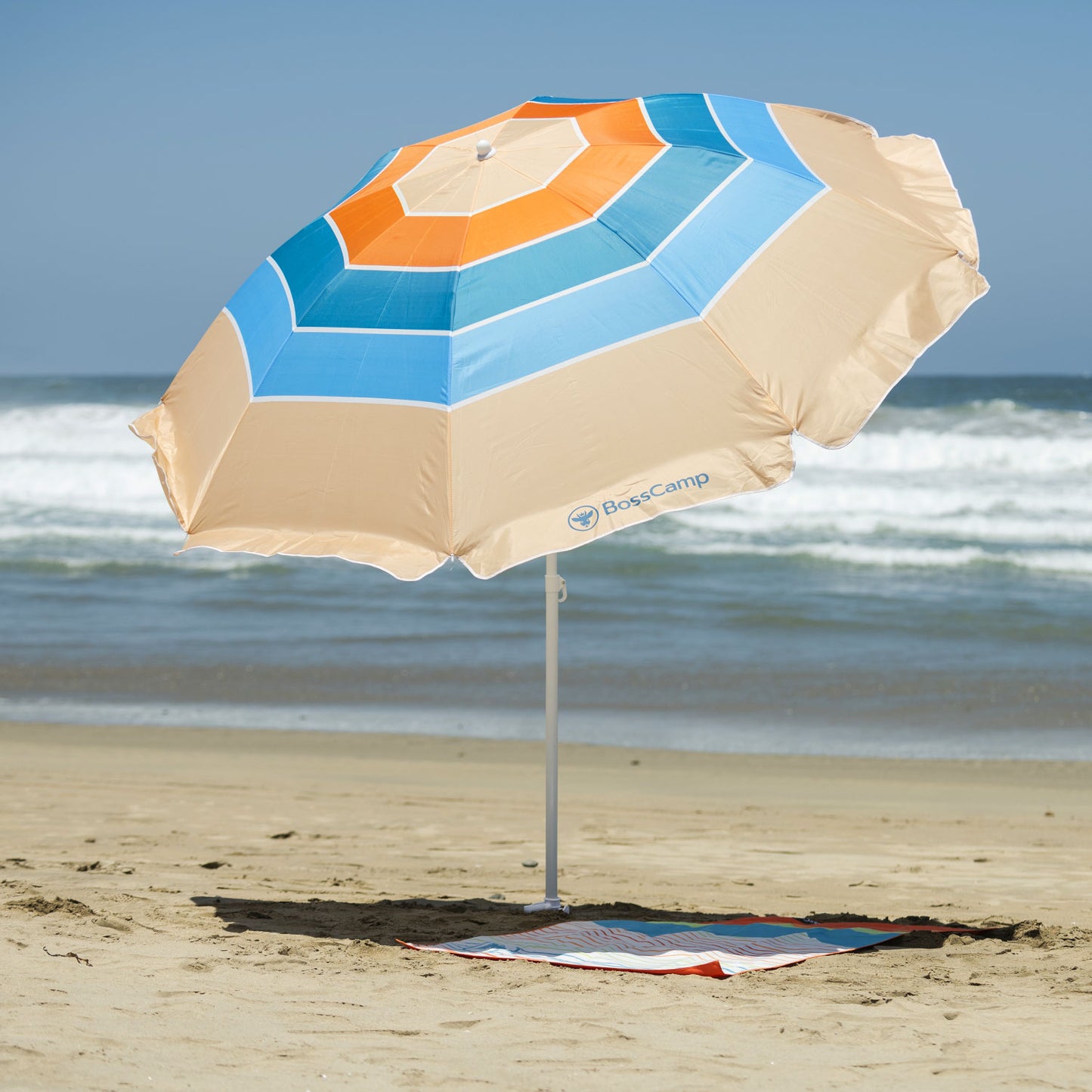 Quitasol Sombrilla Playa Grande 2,5 m UV+50 Quintay Sol Bosscamp
