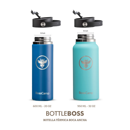 Tapa Boca Ancha para Té o Café para Botella 600 / 950 ML  BOSSCAMP