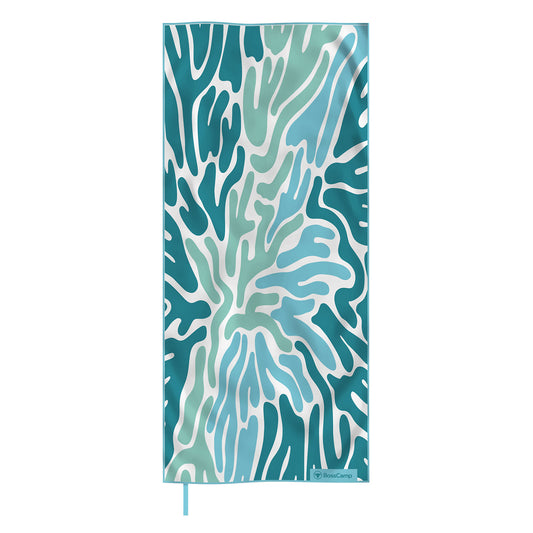 Toalla Playa Microfibra Grande XL Corales Bosscamp (90 x 200)