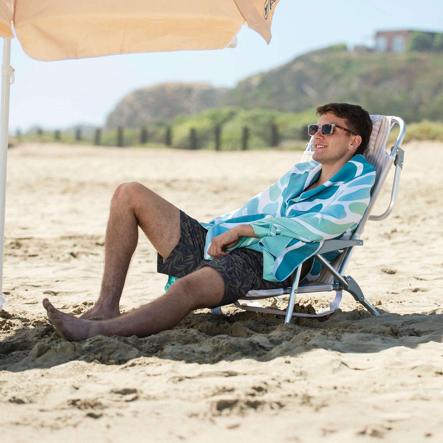 Toalla Playa Microfibra Grande XL Corales Bosscamp (90 x 200)