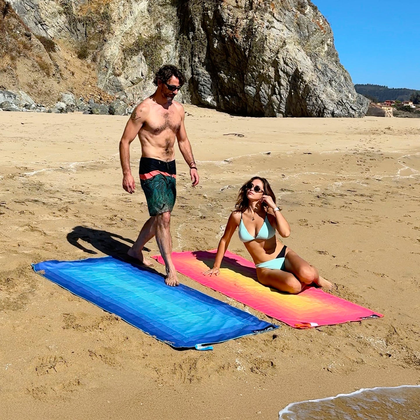 Toalla Playa Microfibra Grande XL Magma Bosscamp (90 x 200)