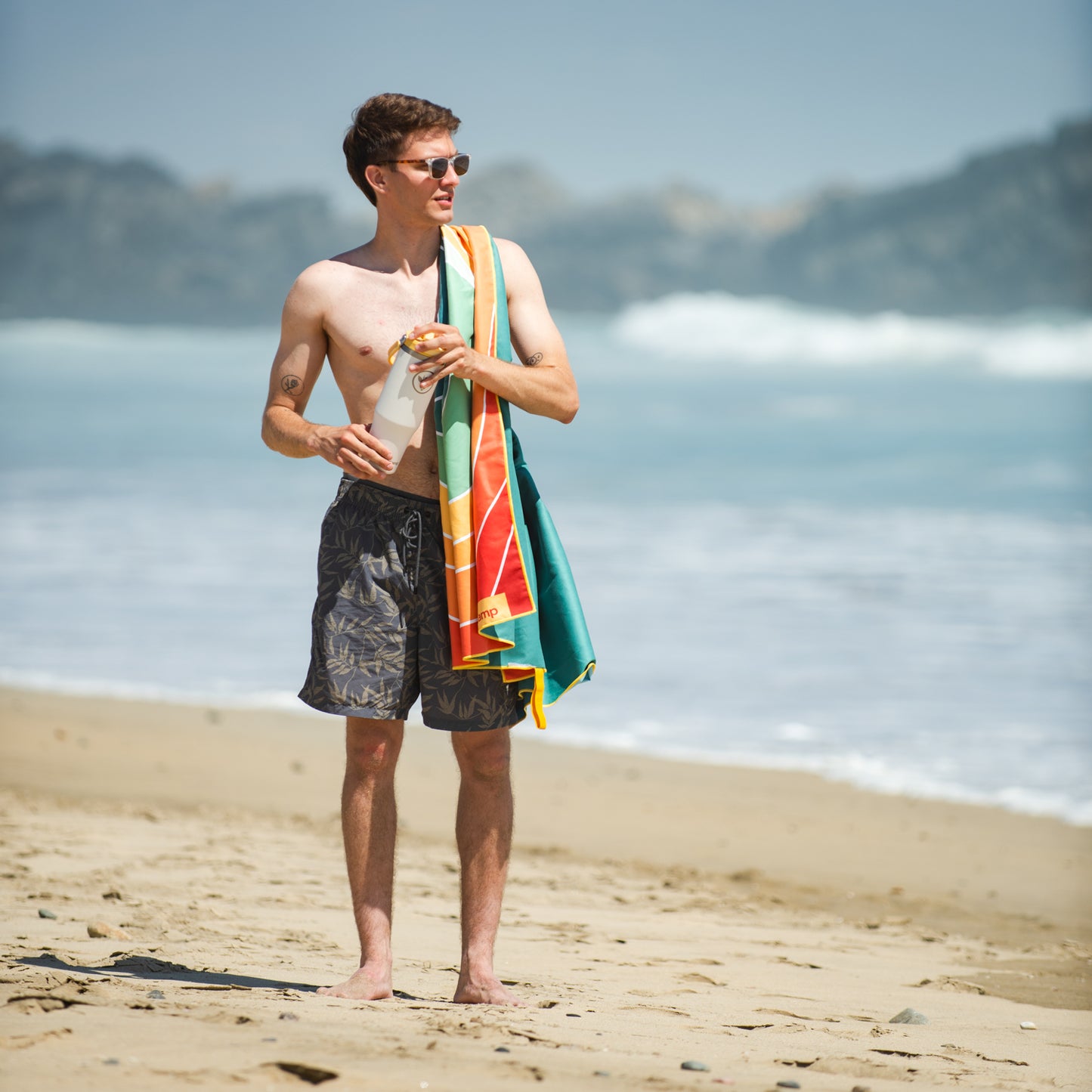 Toalla Playa Microfibra Grande XL Tatio Bosscamp (90 x 200)