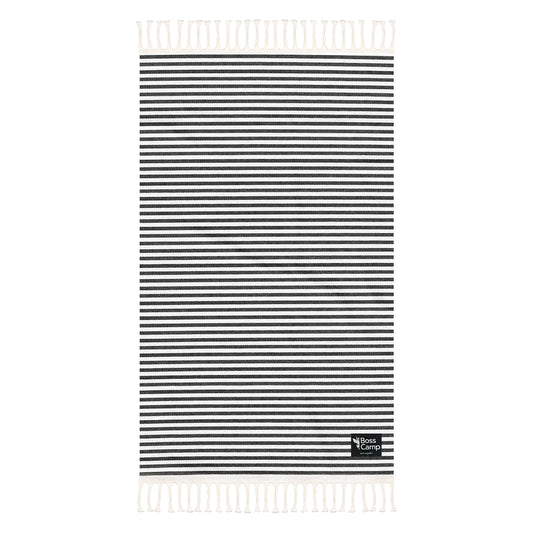Toalla Turca 100% Algodón Línea Negra Bosscamp (100 x 180)