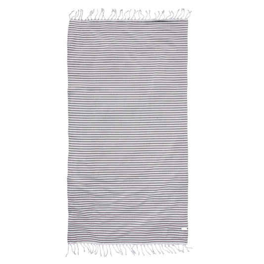 Toalla Turca 100% Algodón Línea Negra Bosscamp (100 x 180)
