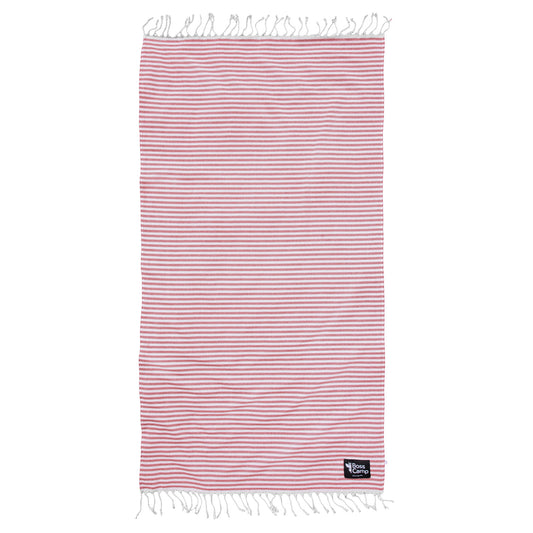 Toalla Turca 100% Algodón Línea Roja Bosscamp (100 x 180)